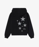 Sweat à Capuche Star Glitter Argenté (2)