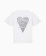 T Shirt Blanc Argenté à Paillettes (1)