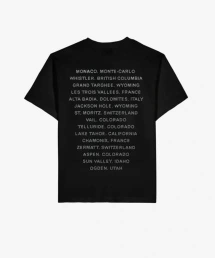T-Shirt Atelier 16 Noir à Strass Argentés